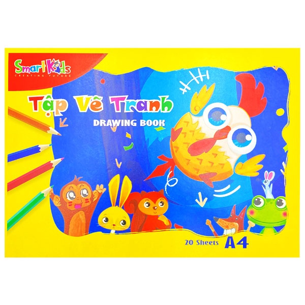 Vở vẽ A4 Smartkids SK-SB1001 - 20 tờ (210x297mm)