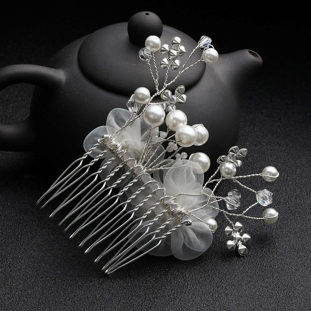 MELODG Lược Cài Tóc Handmade Dành Cho Tiệc Cưới|Băng Đô Cài Tóc Cho Nữ