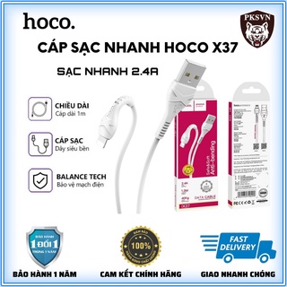 Cáp Sạc Hoco X37 Sạc Nhanh 12w các dòng điện thoại Android và 13 Pro max trở xuống, Hỗ trợ Truyền Dữ Liệu - Bảo Hành 12T