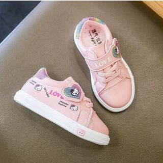 Giày Thể Thao Hello Kitty Màu Trắng Cho Bé Gái Kasut Budak Kasut