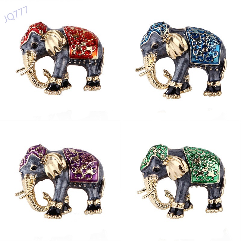 Trâm Cài Áo Hình Voi Có Đính Đá Hợp Thời Trang Cho Nữ