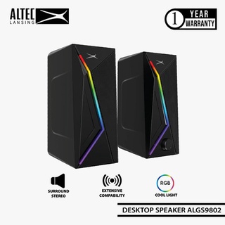 Loa Vi Tính Gaming 2.0 Có Dây (USB + 3.5mm) LED RGB ALTEC LANSING ALGS9802