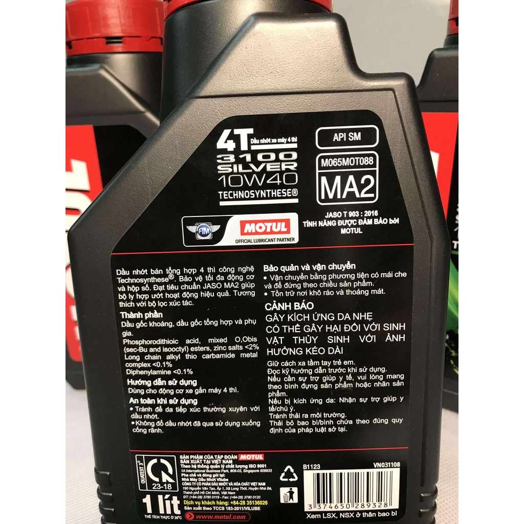 Nhớt Xe Số Motul 3100 Silver 10W40