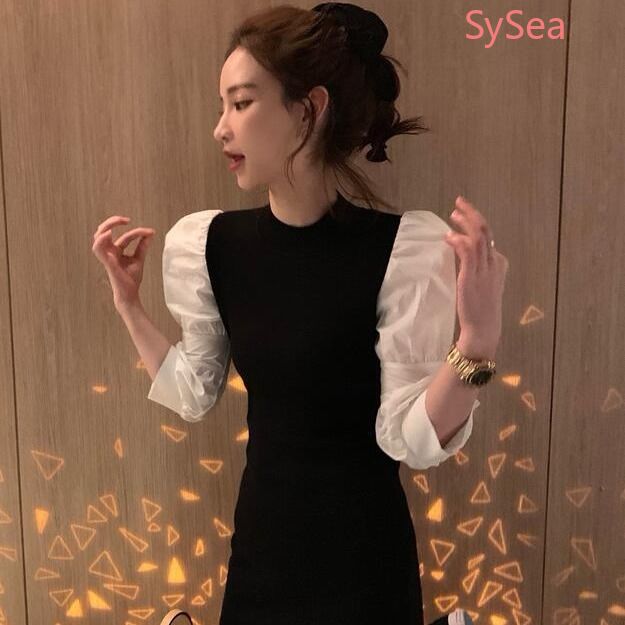 Đầm/áo dài tay phong cách retro thời trang mùa thu nữ tính thanh lịch