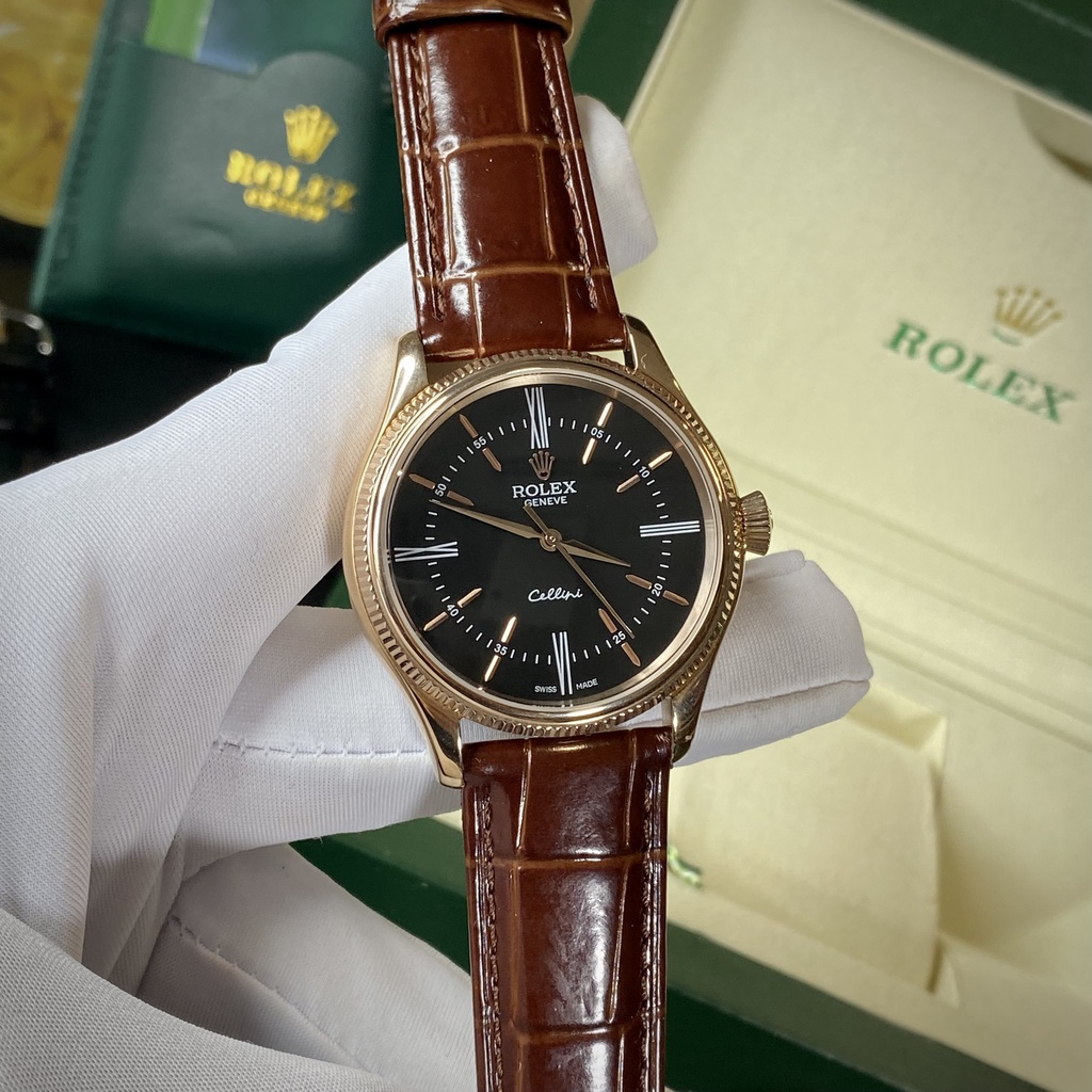 Đồng hồ nam Rolex Cellini bản 4 kim size 40mm full mẫu máy cơ Automatic Thụy Sĩ