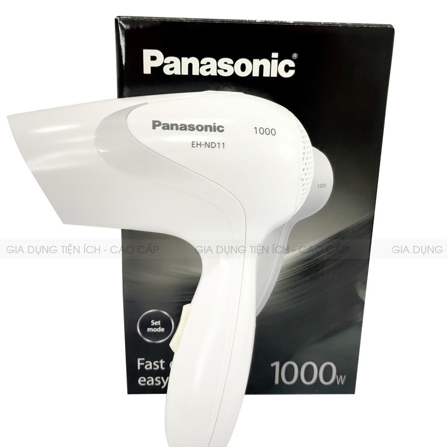 [CHÍNH HÃNG] Máy sấy tóc PANASONIC EH-ND11 - Chống khô xơ, công suất mạnh, dễ tạo kiểu tóc - Công suất 1000W