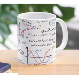 Cốc sứ in hình công thức toán học, ly sứ hóa học, vật lý siêu ngộ nghĩnh, đáng yêu, quà tặng ý nghĩa