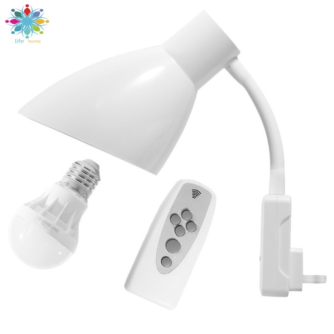 Đui cắm đèn LED gắn tường E27 220V với điều khiển từ xa | BigBuy360 - bigbuy360.vn
