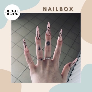 [ NAIL BOX ] MẪU LỬA ĐƠN GIẢN BAO NGẦU