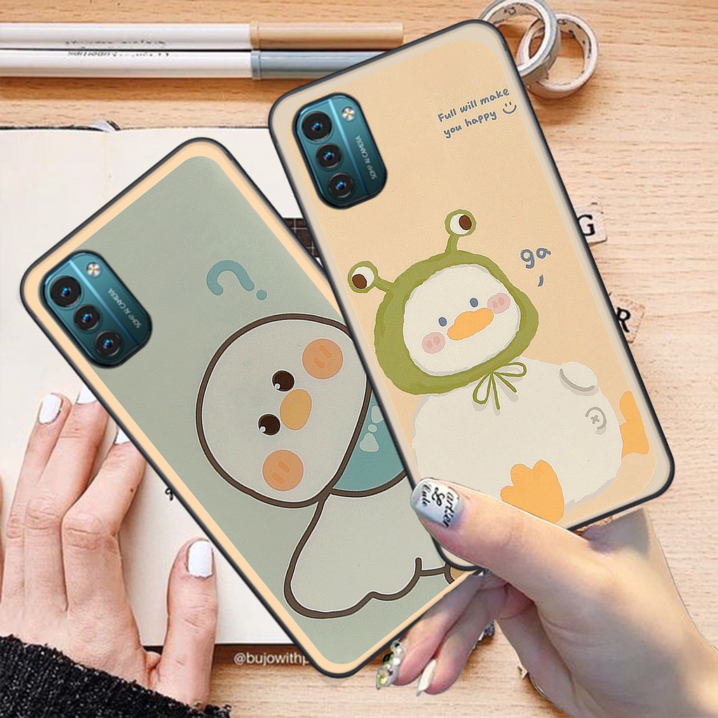 Ốp Nokia G21 in hình vịt trắng cute dễ thương đáng yêu siêu đẹp giá rẻ