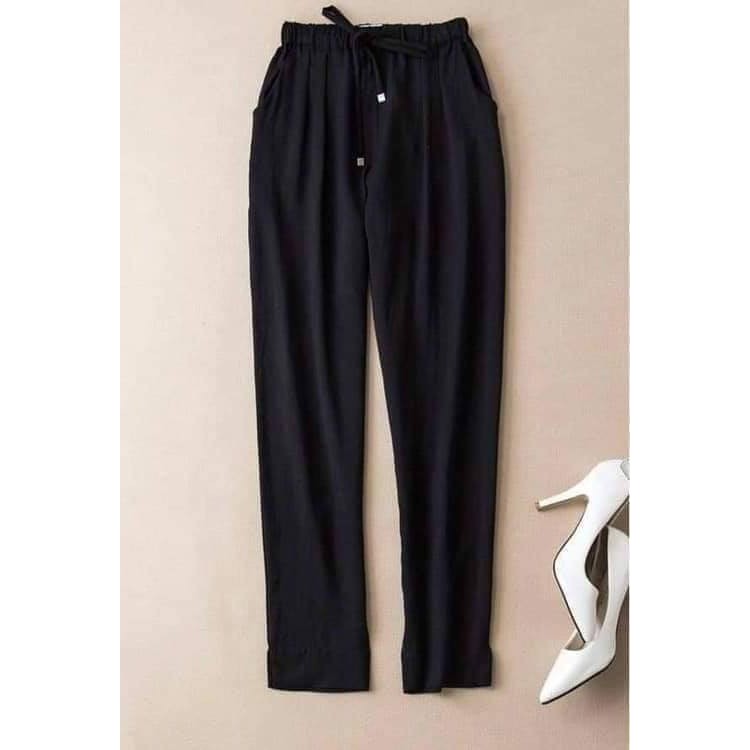 Quần Baggy Đũi Nữ 💖𝑭𝑹𝑬𝑬𝑺𝑯𝑰𝑷💖Quần Nữ Đẹp-Baggy Cạp Chun BGDNC01 | BigBuy360 - bigbuy360.vn