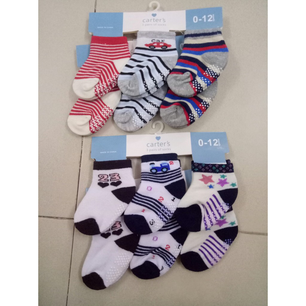 [ Gía siêu rẻ ] SET 3 TẤT SƠ SINH CARTER'S