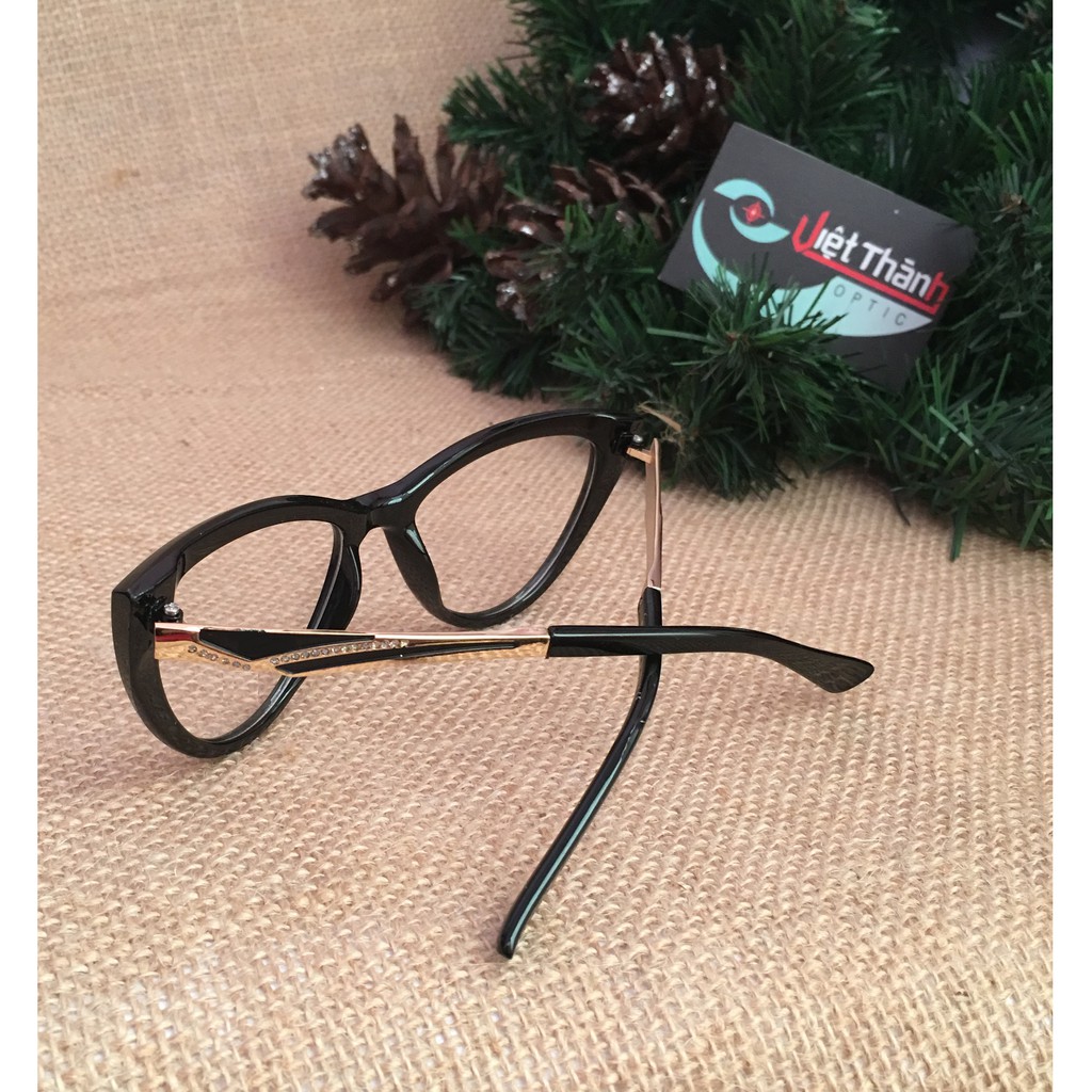 Kính mắt mèo đá kính giả cận tặng hộp kính xinh | BigBuy360 - bigbuy360.vn