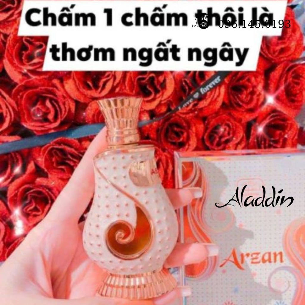 Tinh dầu nước hoa Dubai Arzan Naseem 16ml