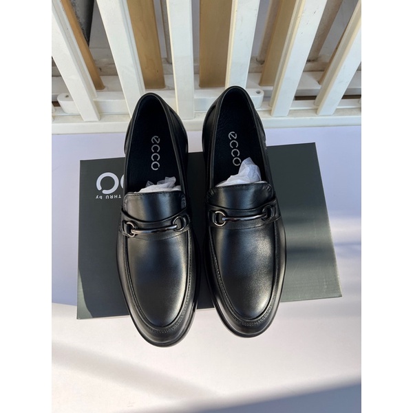 Giày tây lười Ecco da thật cao cấp