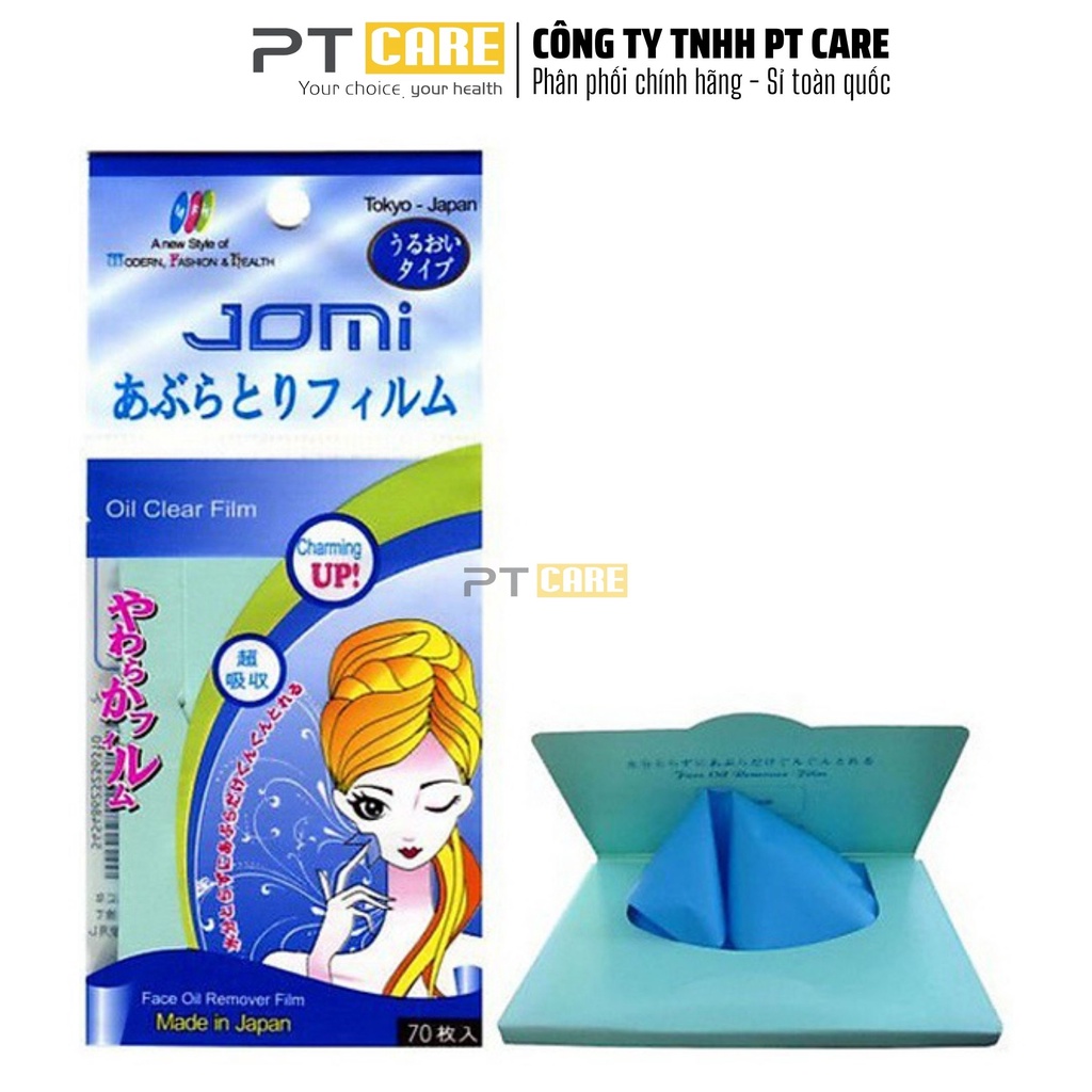 PT CARE | Phim Thấm Dầu Jomi 70 Tờ/Gói Oil Clear Film