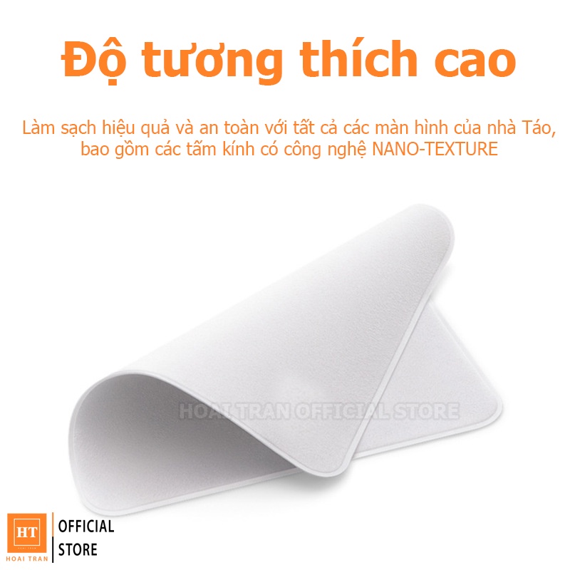 Khăn lau màn hình cao cấp 2 lớp bo viền