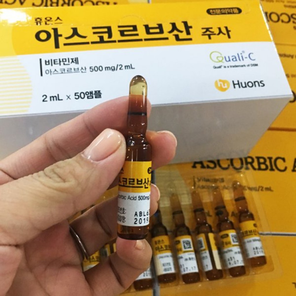 Vỉ 10 ống vitamin C Hàn Quốc Huons