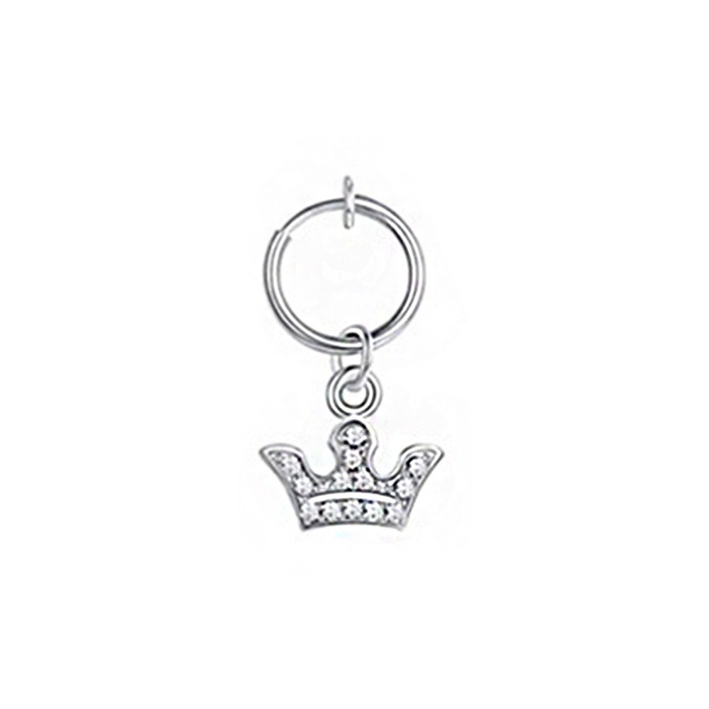 Khuyên Rốn Hình Trái Tim Màu Bạc Gợi Cảm Thời Trang