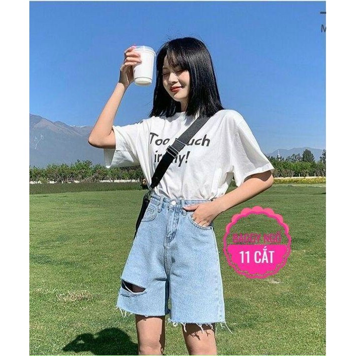 Quần jean Lửng Ống Rộng Đủ Size,Quần jean Ngố-LY STORE