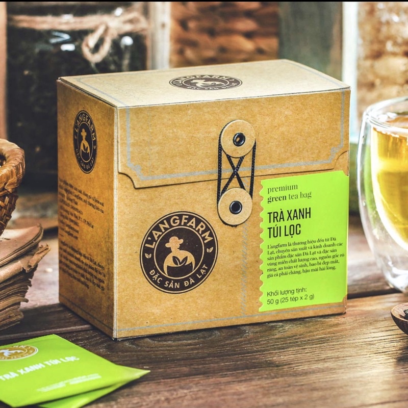 Trà xanh túi lọc, , LANGFARM, Đà Lạt
