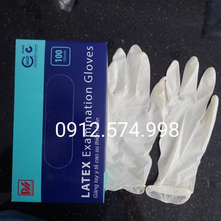 Lẻ 10 đôi găng tay y tế có bột Duy Hàng