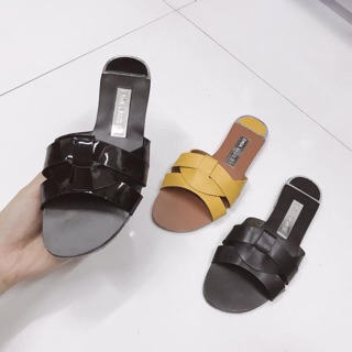 Dép lê zara vân rắn