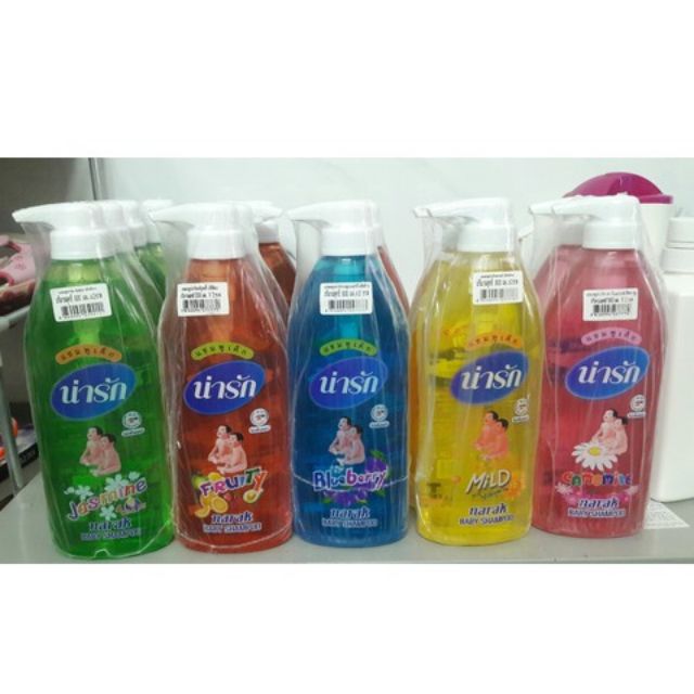 Tắm gội baby toàn thân hiệu narak thái lan 500ml