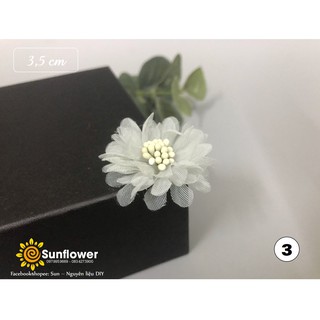 Hoa cúc voan nhụy mờ size 3cm