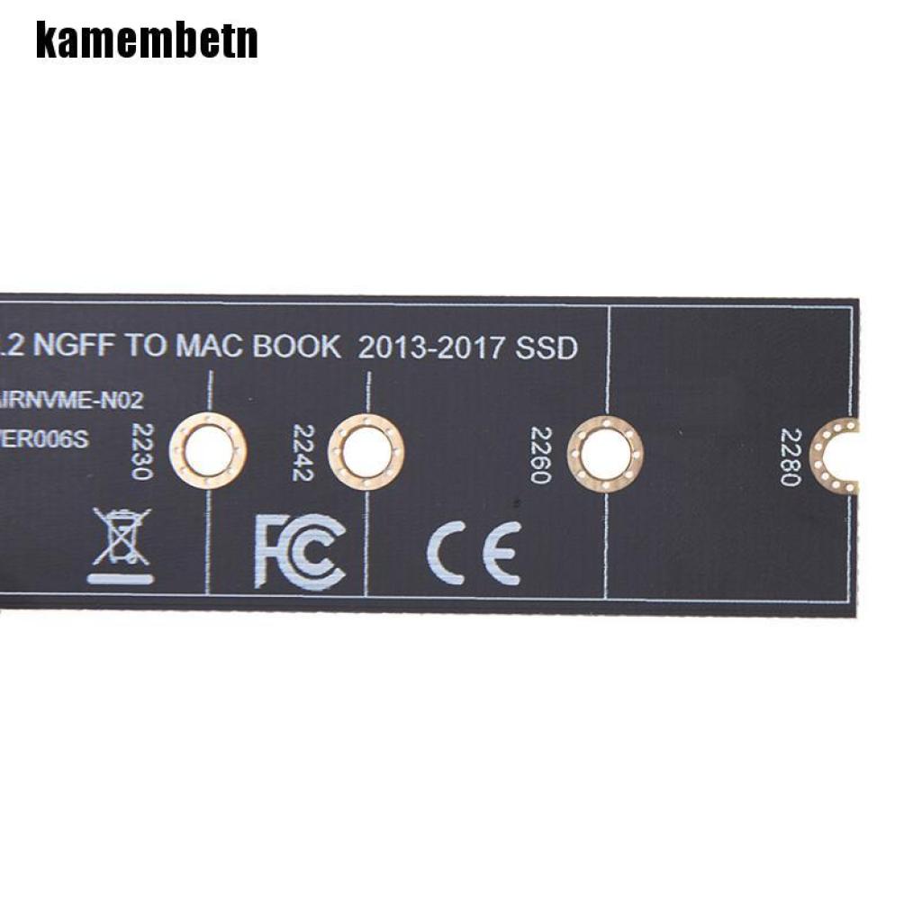 Thẻ Chuyển Đổi M.2 Ngff Pcie Ahci Ssd Cho Macbook Air 2013-2017 | BigBuy360 - bigbuy360.vn