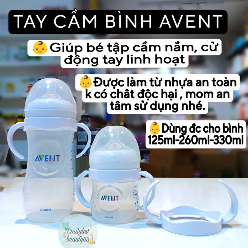 Tay cầm bình sữa Avent