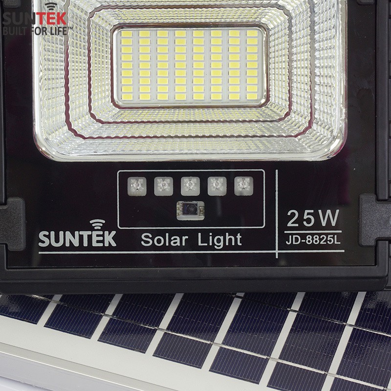 Đèn Pha Năng Lượng Mặt Trời SUNTEK LED Solar Light JD-8825 25W - Hàng Chính Hãng - Bảo hành 3 năm 1 đổi 1