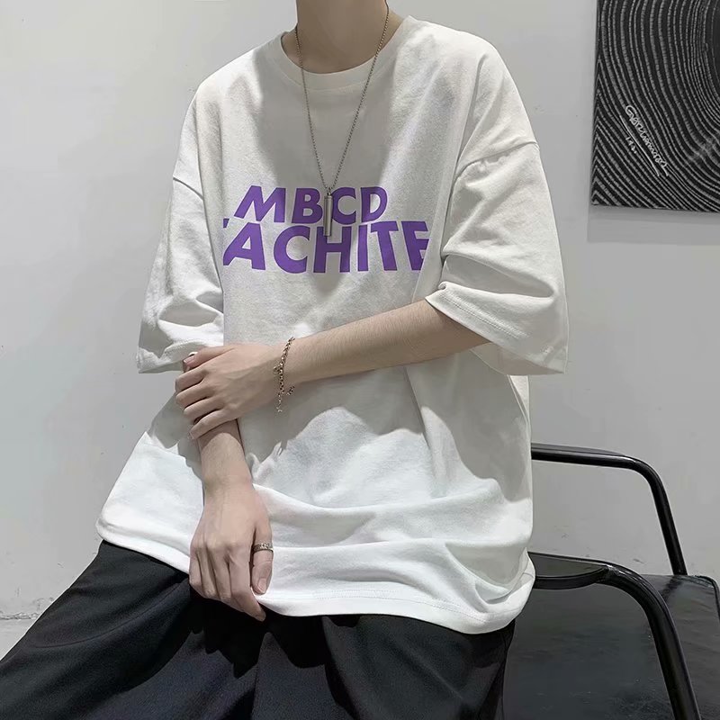 Áo Thun Nam Tay Ngắn Phong Cách Mùa Hè Thời Trang Hàn Quốc Size M-5Xl