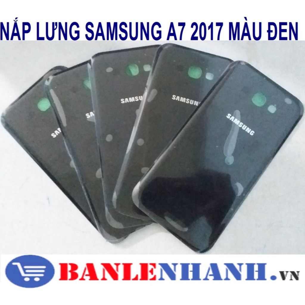 NẮP LƯNG SAMSUNG A7 2017 MÀU ĐEN