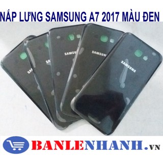 Nắp lưng samsung a7 2017 màu đen