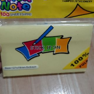 Giấy note vàng 3×5