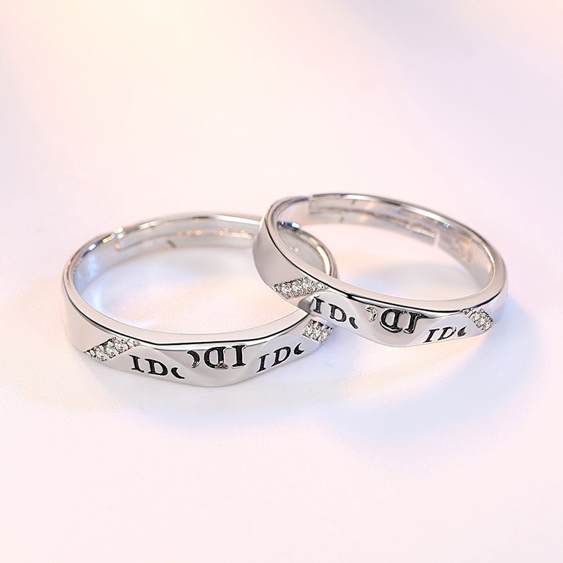 Nhẫn Cặp Nam, Nữ Phong Cách Hàn Quốc NC107