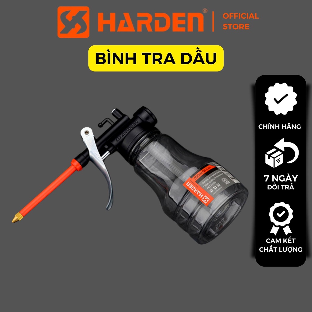 Bình xịt dầu , bình vịt bơm dầu bình xịt dầu nhớt bằng nhựa trong suốt HARDEN , bình châm dầu