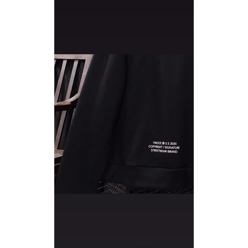 ÁO KHOÁC NỈ HODDIE SIGNATURE BASIC By TWOCE | BigBuy360 - bigbuy360.vn