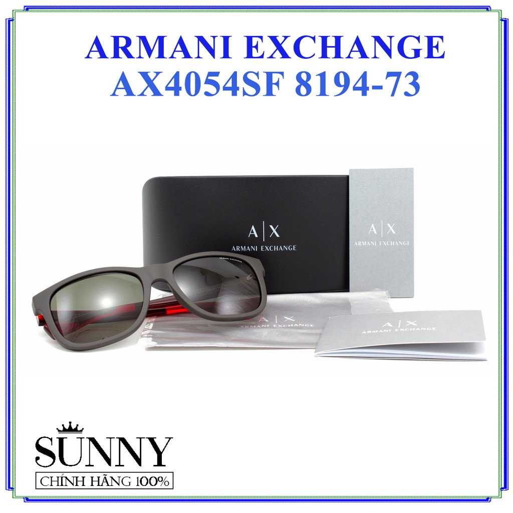 Kính mát Armani Exchange AX4054SF 8194-73 chính hãng Italy, bảo hành toàn quốc