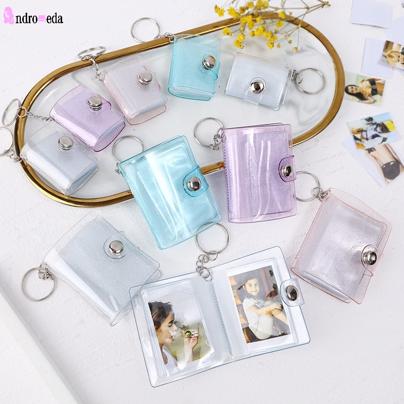 Album Ảnh 16 Ngăn Mini 1/2 Inch Có Móc Khóa Chống Nước Đa Năng Tiện Dụng