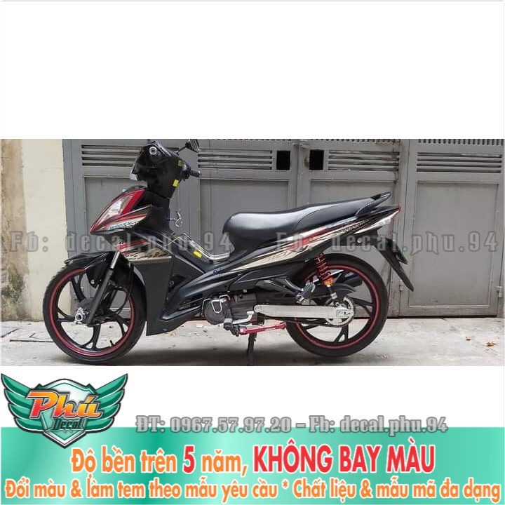 Tem rời Galaxy Crom đỏ đen bạc -1