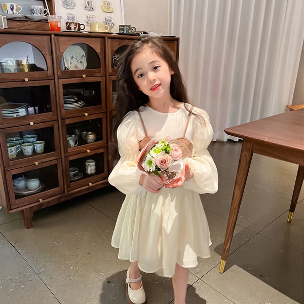 Đầm Công Chúa Phong Cách Hàn Quốc Mới 2022 Cho Bé Gái