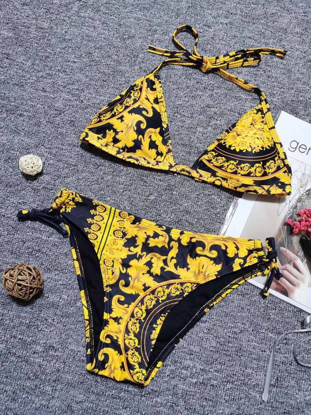Korean style swimwear, sexy high-waist bikini, floral swimwear, high-quality fabrics, beachwear#Y36 | BigBuy360 - bigbuy360.vn