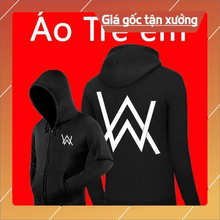 Hot !!!!  (TẶNG KÈM KHẨU TRANG ALAN WALKER) Aó khoác trẻ em Alan Walker siêu hot