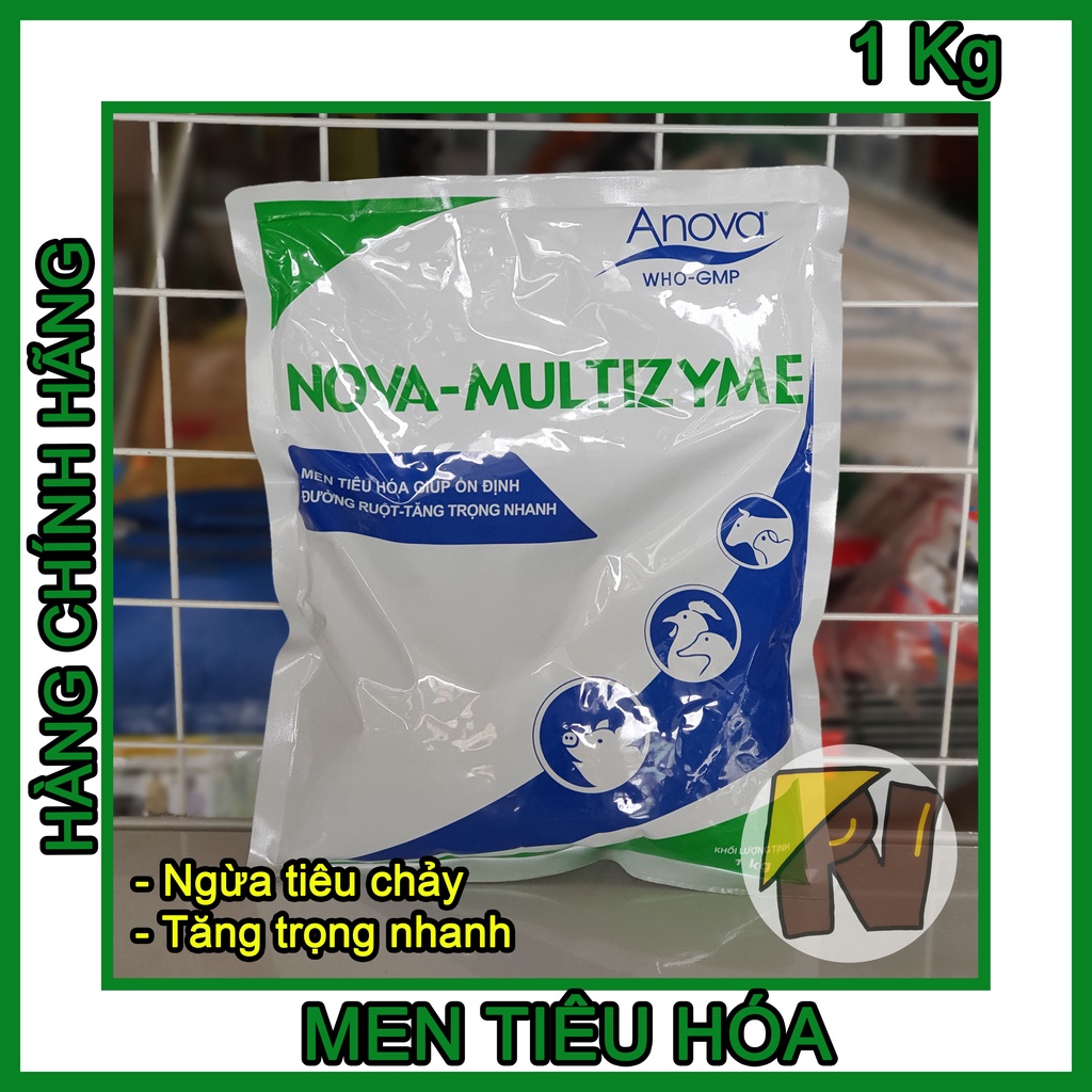 Men tiêu hóa heo Nova - Multizyme 1kg
