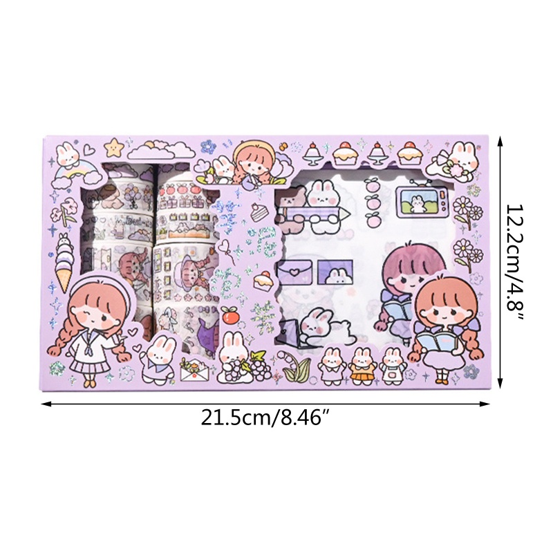 20 Miếng Dán Trang Trí Dễ Thương Cho Nhật Ký / Sổ Tay DIY