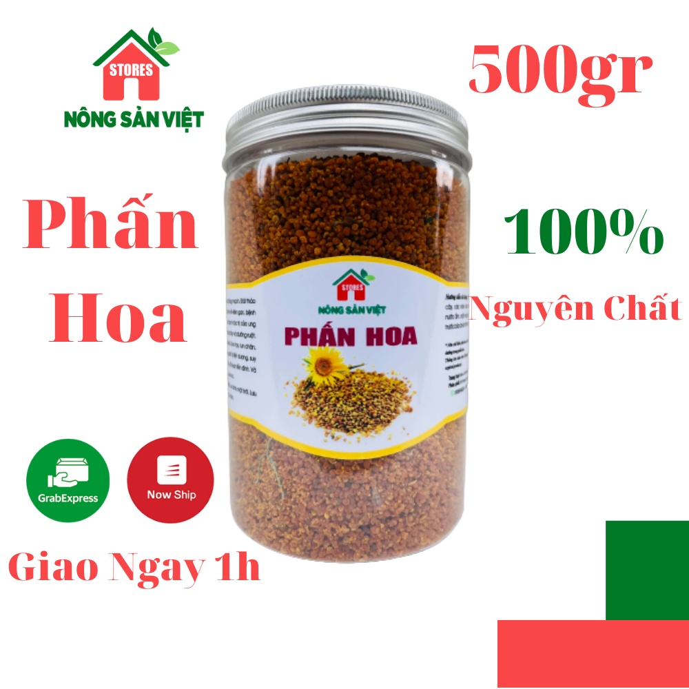 Phấn Hoa Mật Ong - Hoa Cỏ Kim Nguyên Chất 500gr