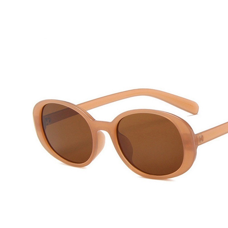 Kính Mát Gọng Oval Mới Mẻ Phong Cách Retro Âu Mỹ