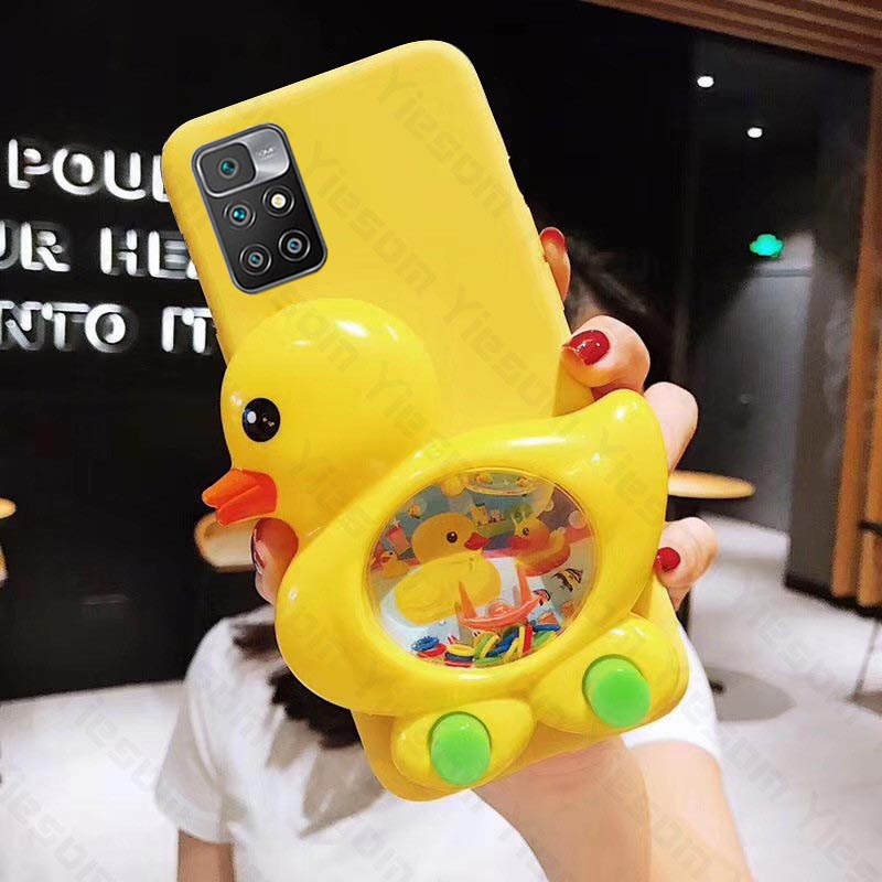 Ốp Điện Thoại Hình Chú Vịt 3D Dễ Thương Cho Redmi Note10 9 8 Pro 10S 9S Redmi 10 9 9T 9A 9C 8A 8